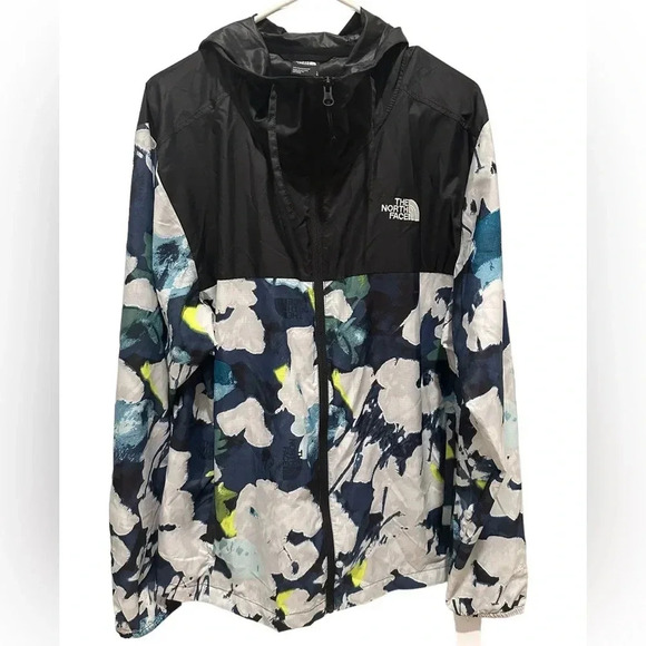 The North Face Men's Printed Flyweight 2.0 Hooded Full Zip Windbreaker - Picture 5 of 5